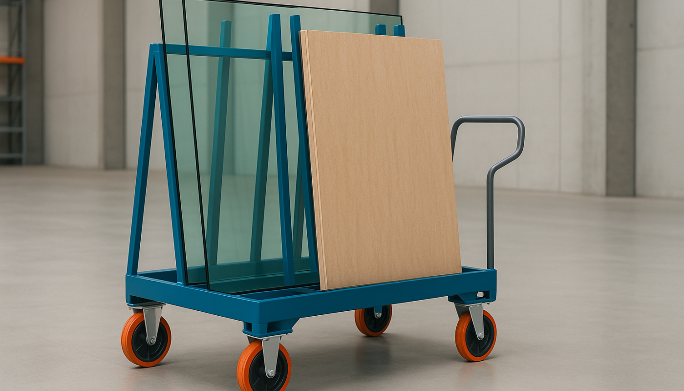 Wózki do płyt i szyb – bezpieczny transport delikatnych materiałów