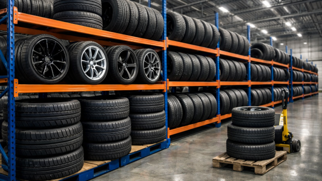 Regały na opony niskoprofilowe na zamówienie