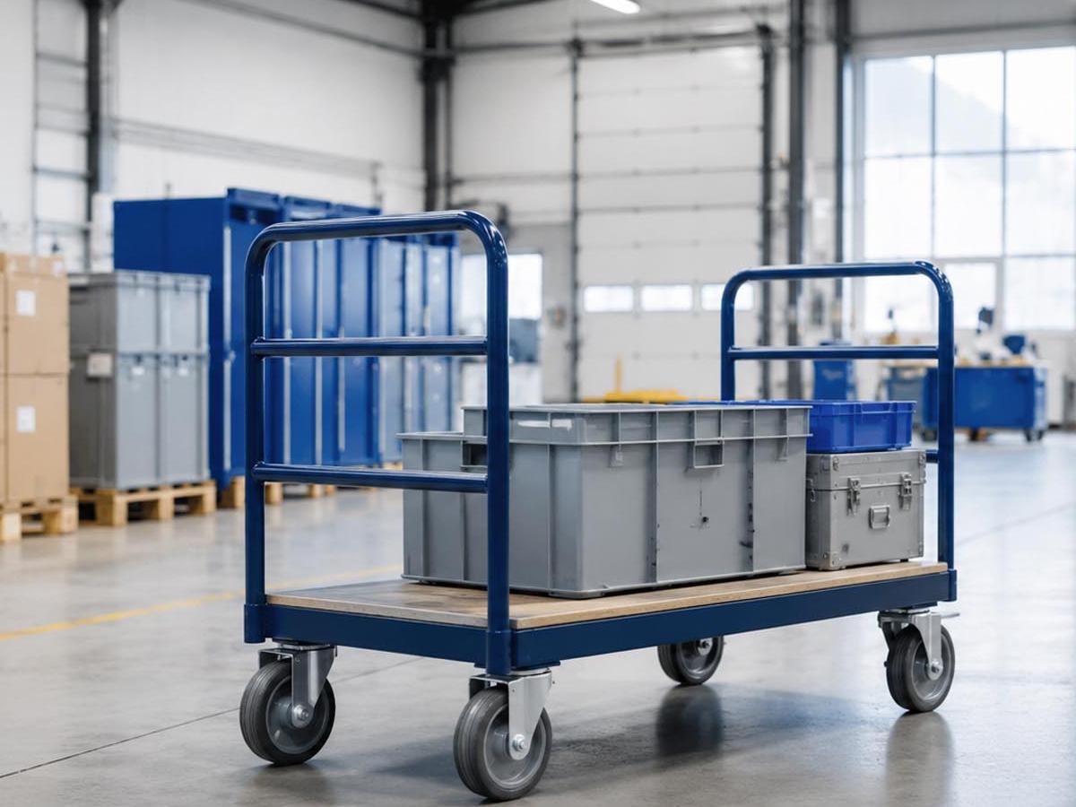 Wózek transportowy do zastosowań przemysłowych